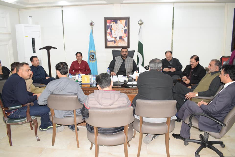 President GCCI Mr. Zia ul Haq had a meeting with Business Community.
