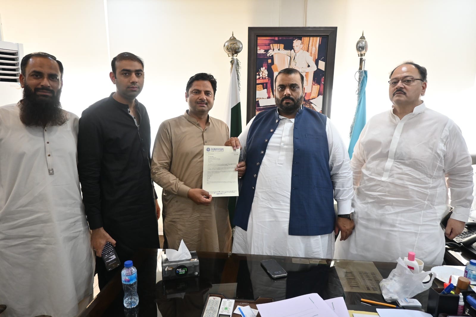 President GCCI presented the notification of chairman standing committee to GCCI Member.